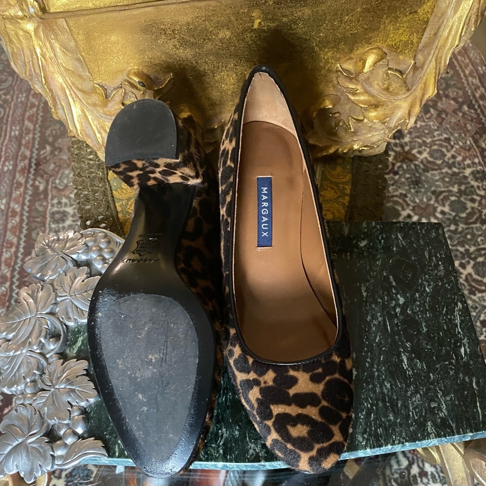 Margaux Animal Print Block Heels - Picture 6 of 8